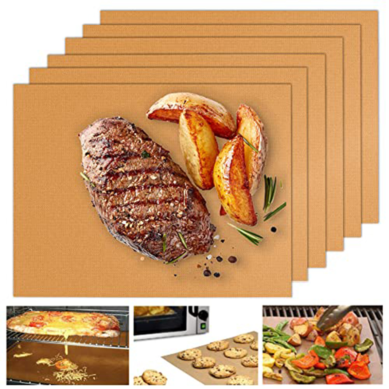 Super Kitchen Baking Mat - 60*40cm Non-stick BBQ Grill Mat Baking