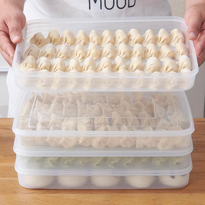 Kitchen Zo - Transparent Kitchen Storage Box Refrigerator Organizer