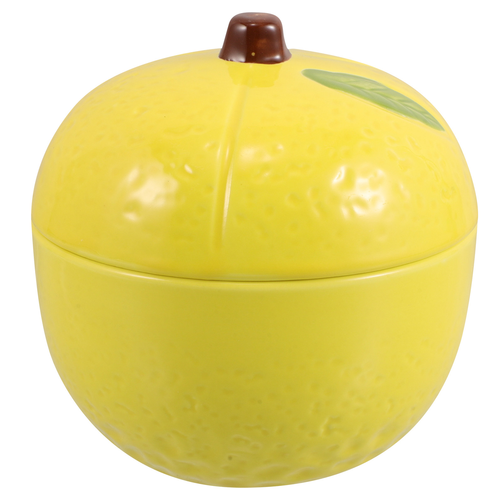 Kitchen Baking Canisters - Ceramic Food Storage Jar Lemon Shape