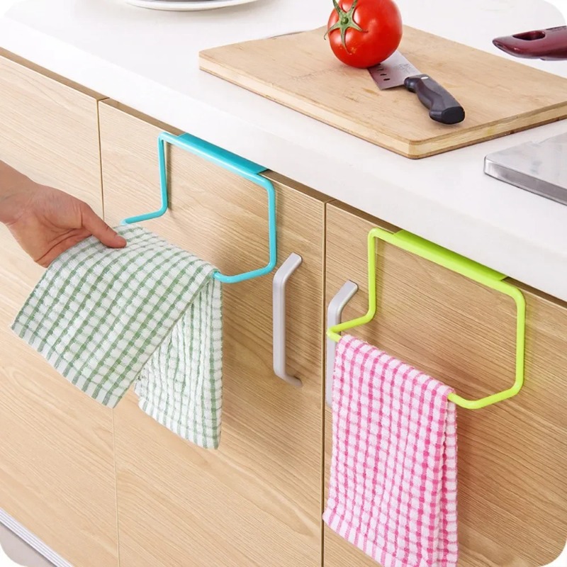 Kitchen Uncle - 1PC Plastic Hanging Holder Towel Rack