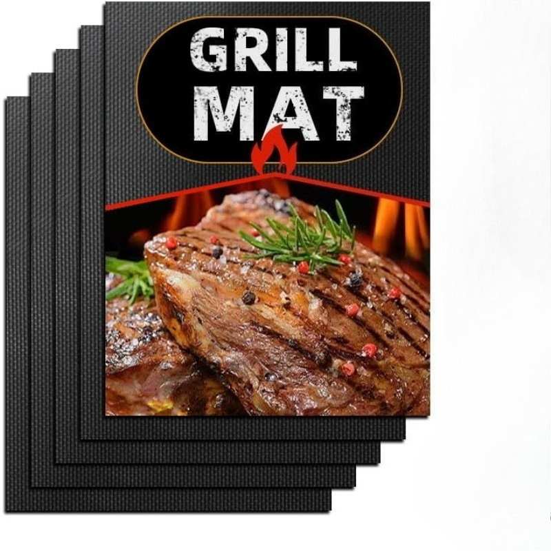 Super Kitchen Baking Mat - 5 pcs Teflon Grilling Mat Non