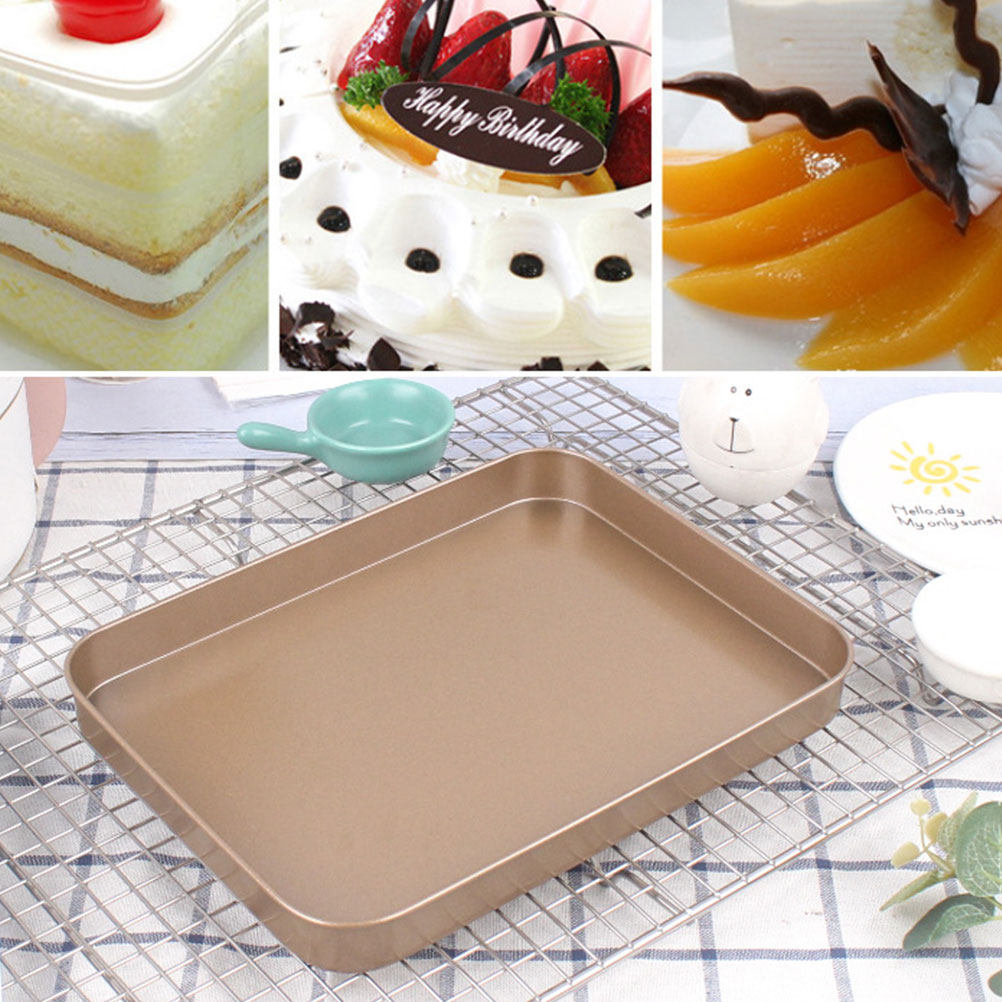 Kitchen Baking Oven - Carbon Steel Rectangular Cake Pan 10