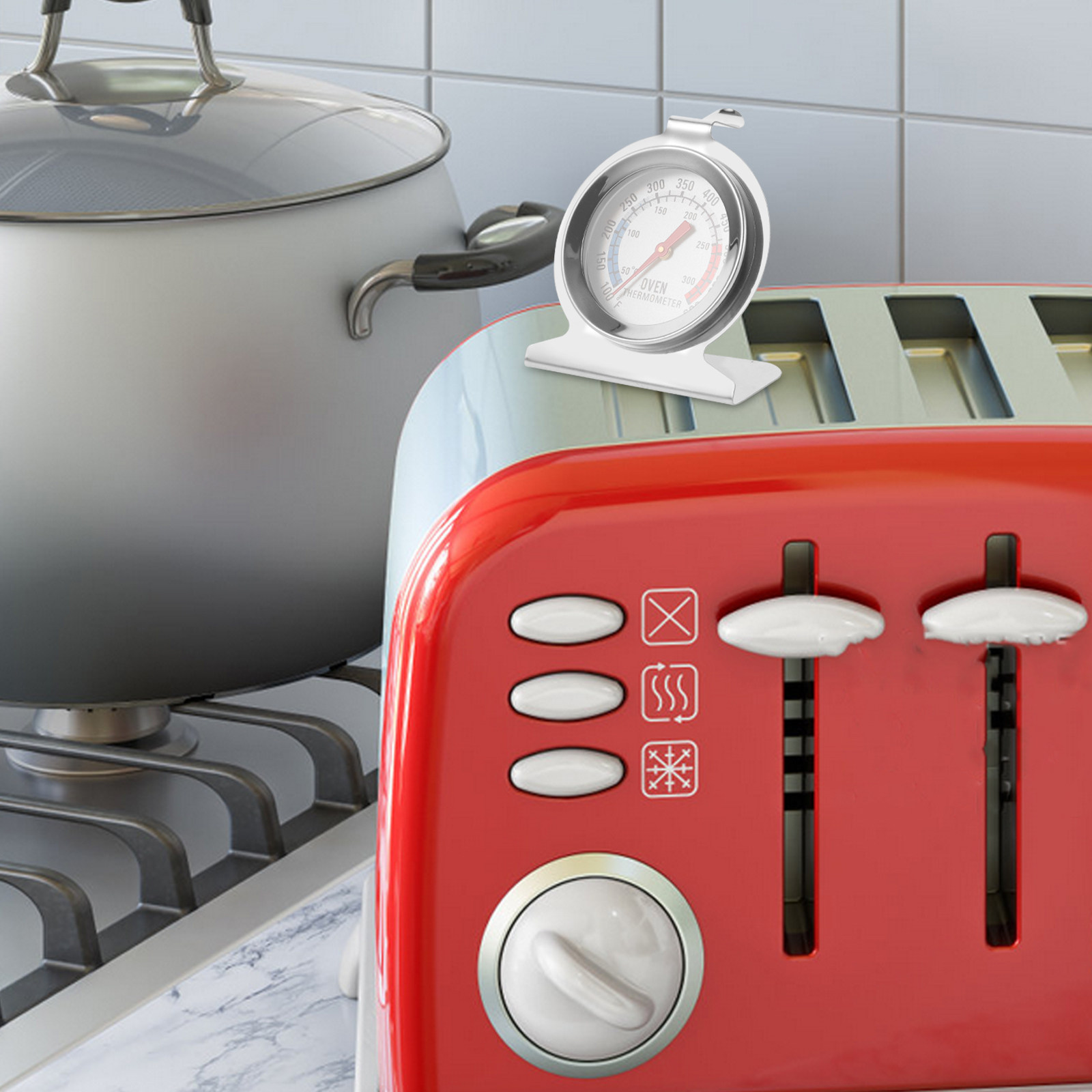 Kitchen Baking Oven - 2Pcs Stainless Steel Oven Thermometer Multi-Functional