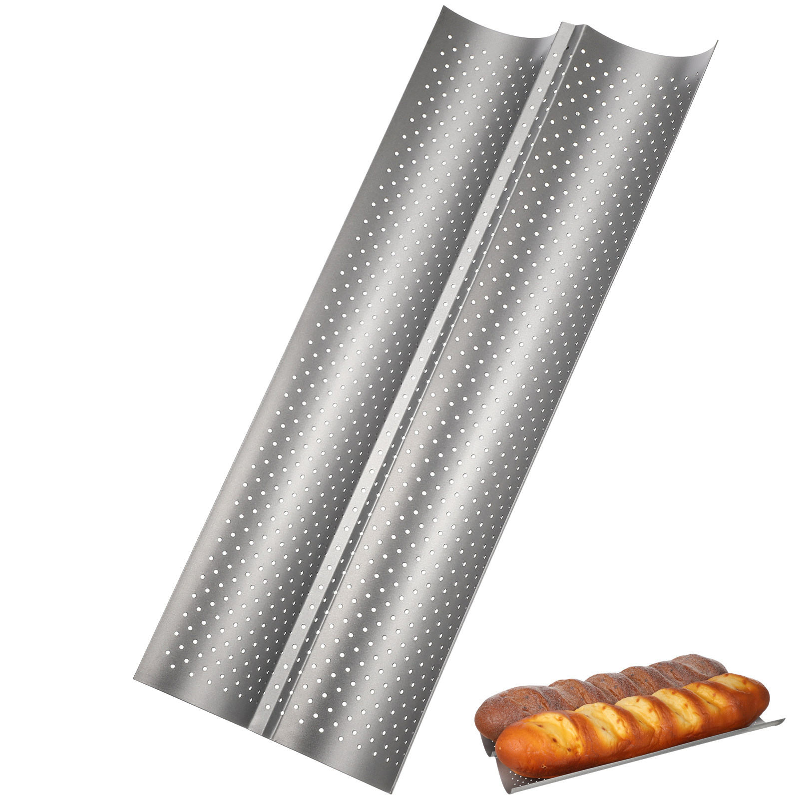 Baguette Baking Mould 2 Slots  - Commercial Kitchen Baking Oven 评论和价格