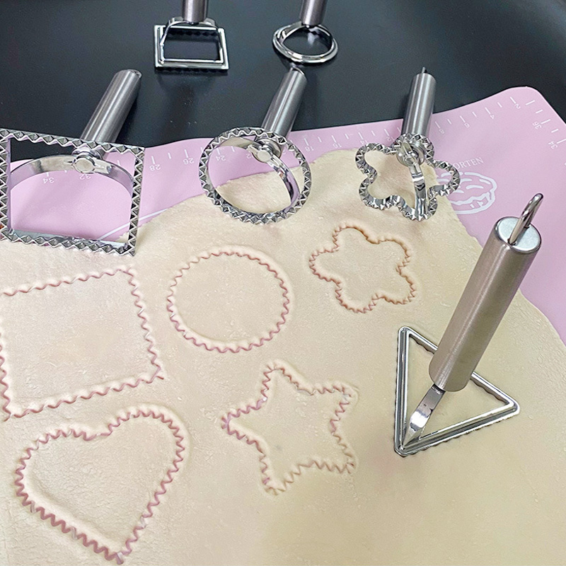 Square Round Ravioli Stamp Pas - Baking Kitchen At Home 评论和价格
