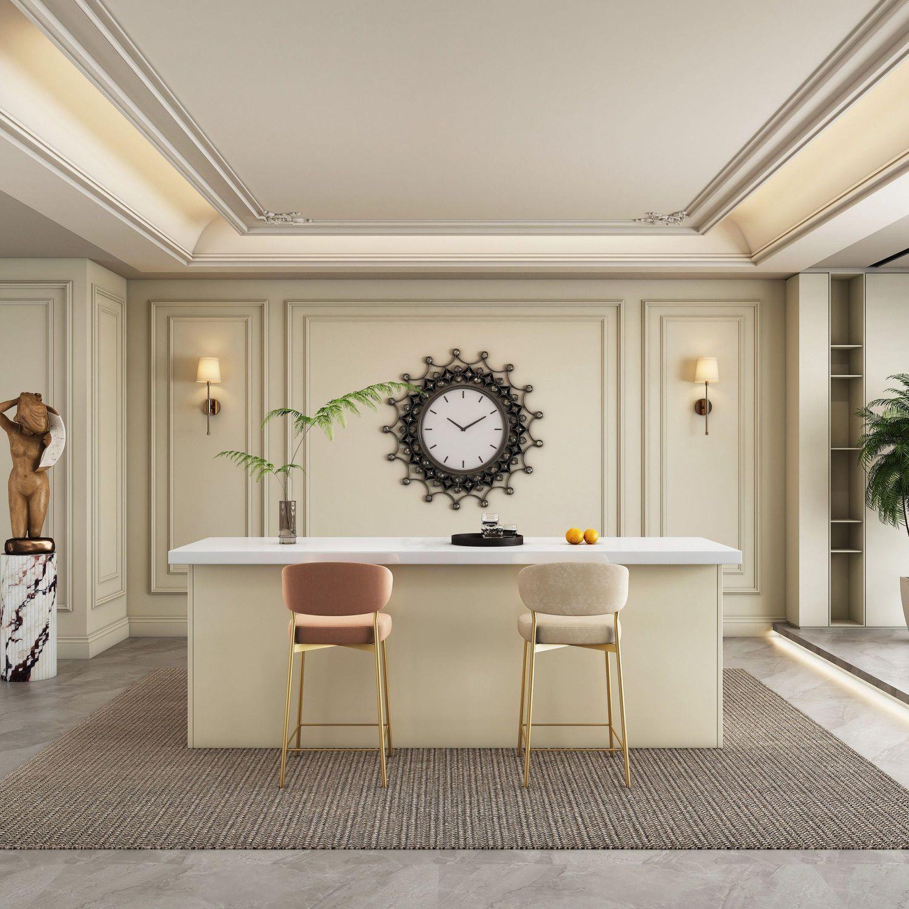 Modern light luxury bar, home  - Kitchen Island Baking Table 评论和价格