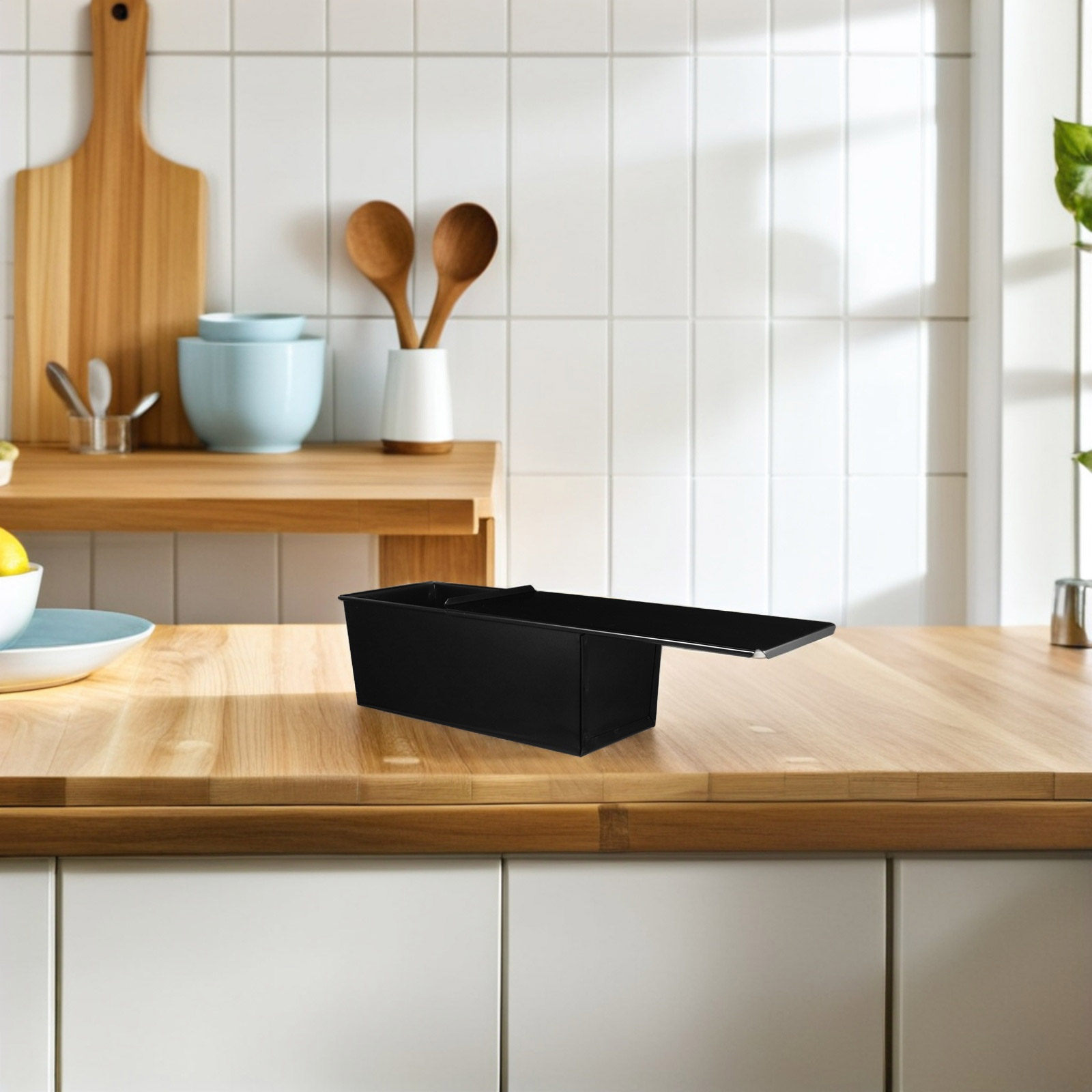 1Pcs Black Loaf Pan with Lid N - Kitchen Baking Oven 评论和价格