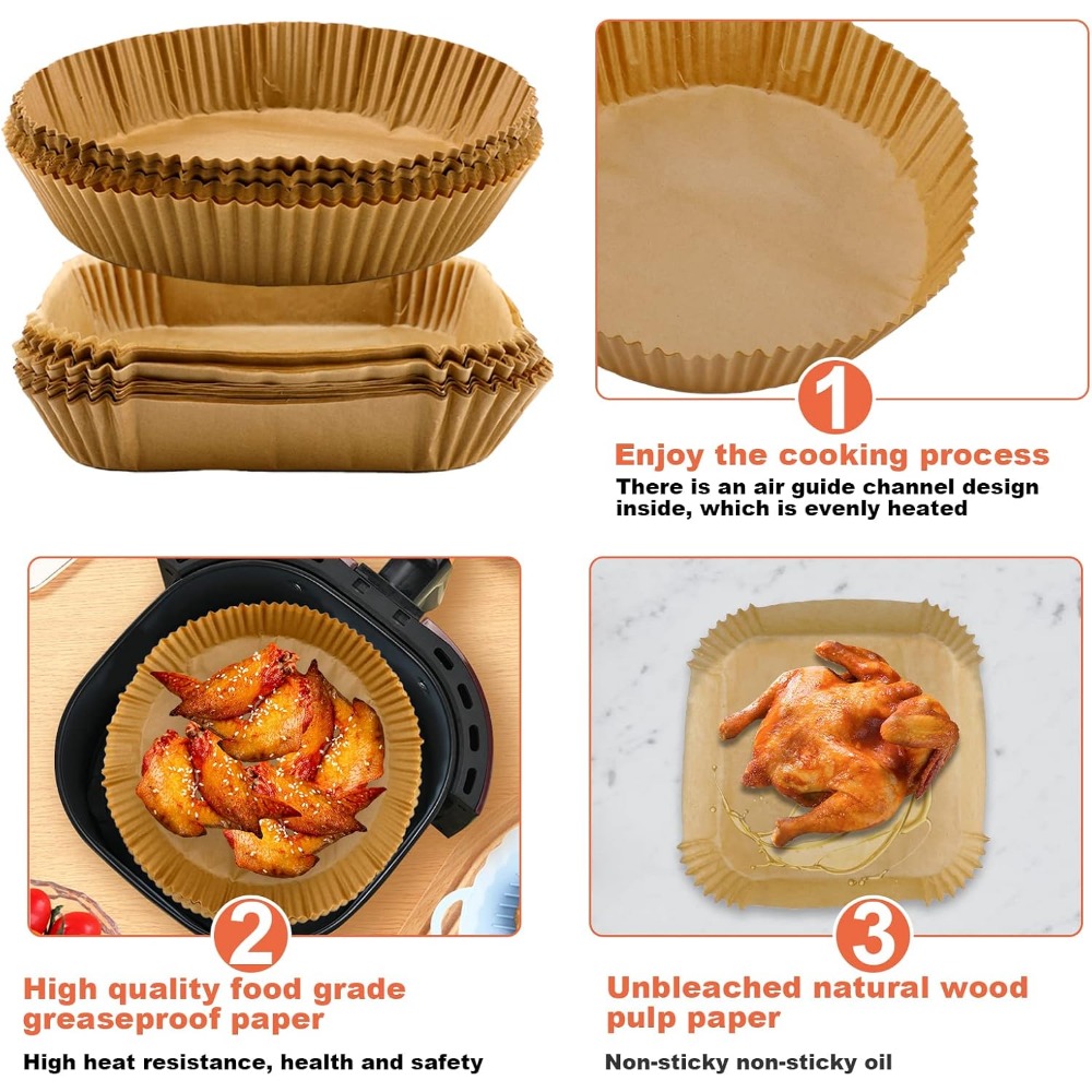 50/100pcs Air Fryer Disposable - Kitchen Baking Paper 评论和价格