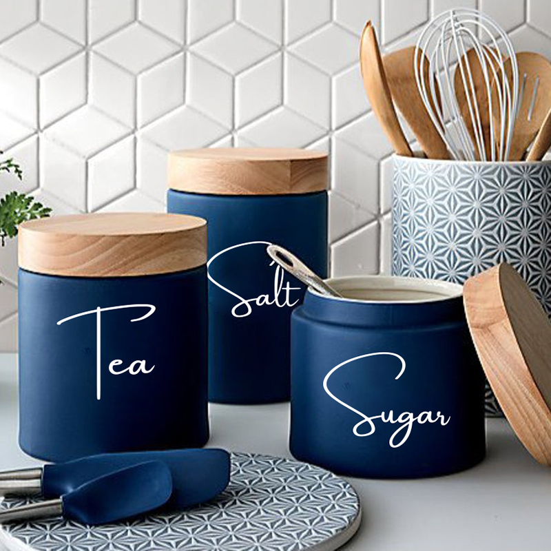 8Pcs Kitchen Organization Cani - Kitchen Baking Canisters 评论和价格