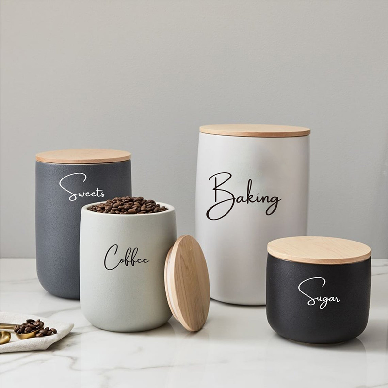 8Pcs Kitchen Organization Cani - Kitchen Baking Canisters 评论和价格