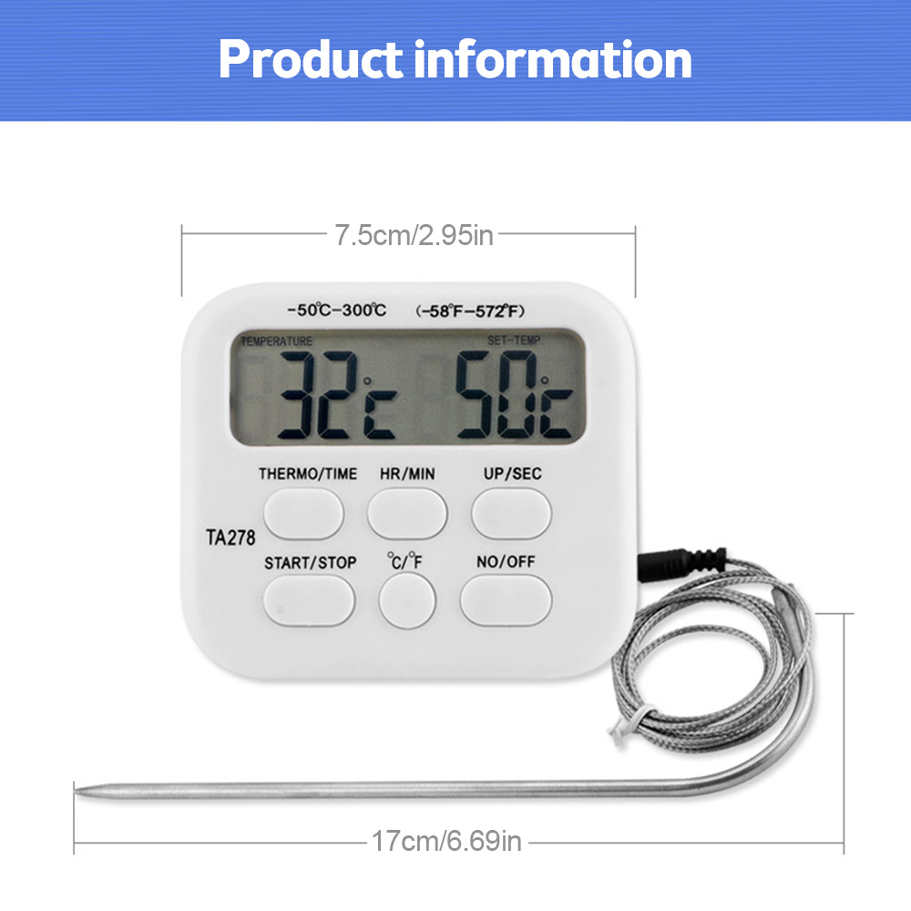 TA278 Digital Kitchen Thermome - Kitchen With Baking Station 评论和价格