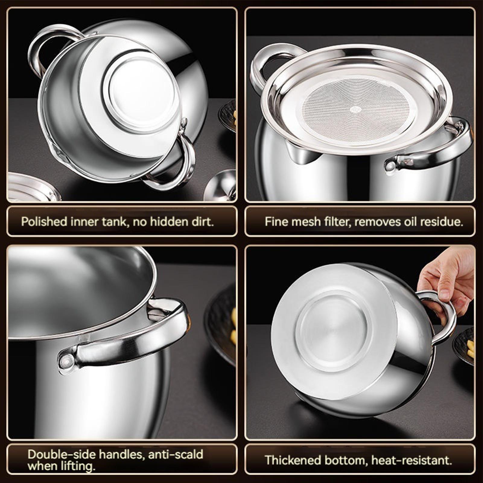 Grease Container Stainless Ste - Kitchen Baking Canisters 评论和价格
