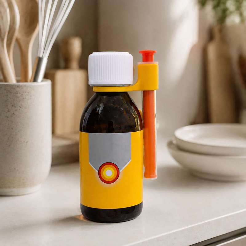 Syrup Bottle Syringe Holder Cl - Kitchen Uncle 评论和价格