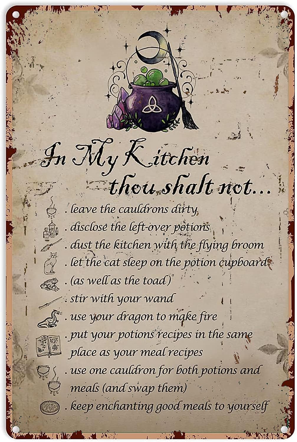 Witch Decor Halloween Vintage  - Kitchen Witch Baking 评论和价格