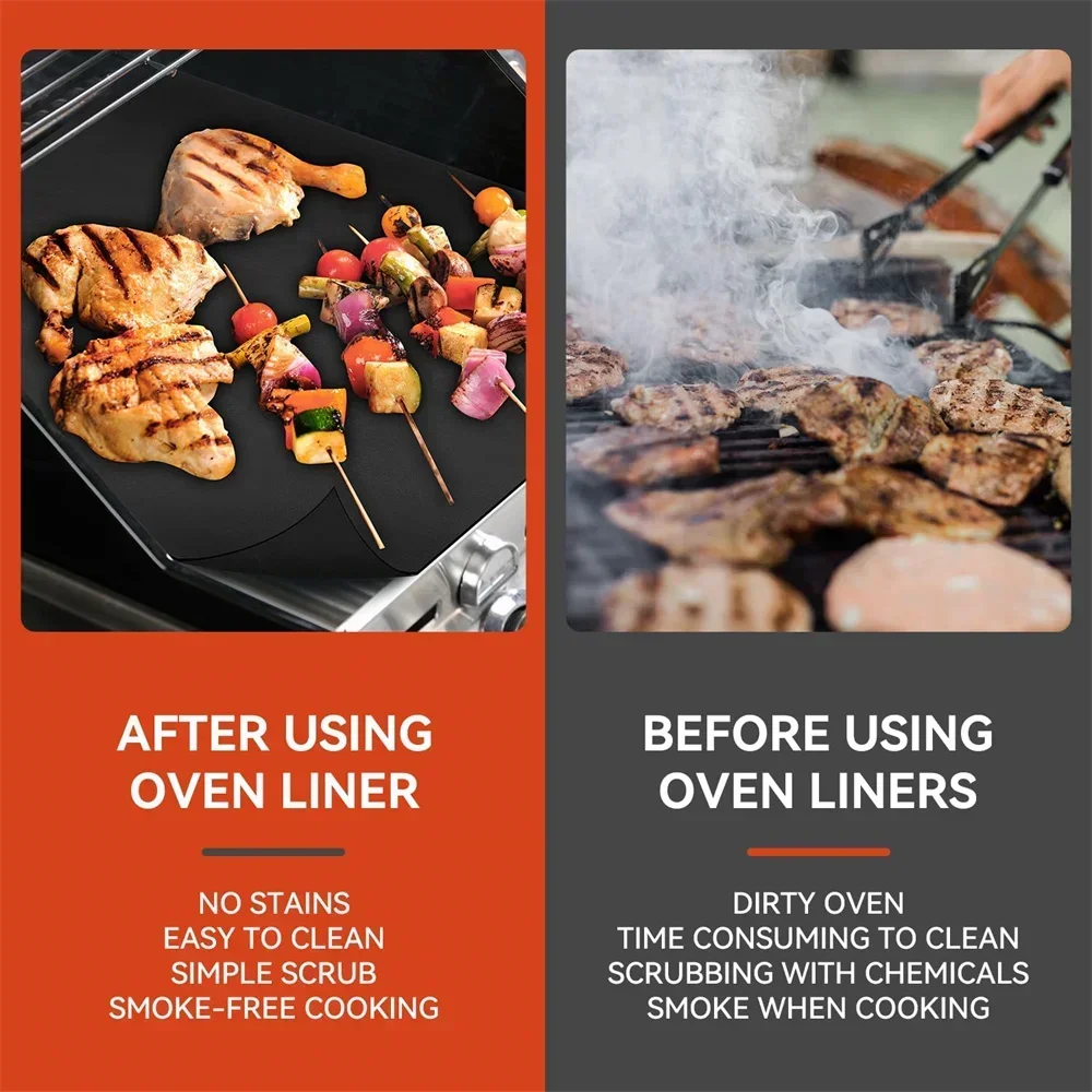 Reusable Non-Stick Oven Liners - Super Kitchen Baking Mat 评论和价格