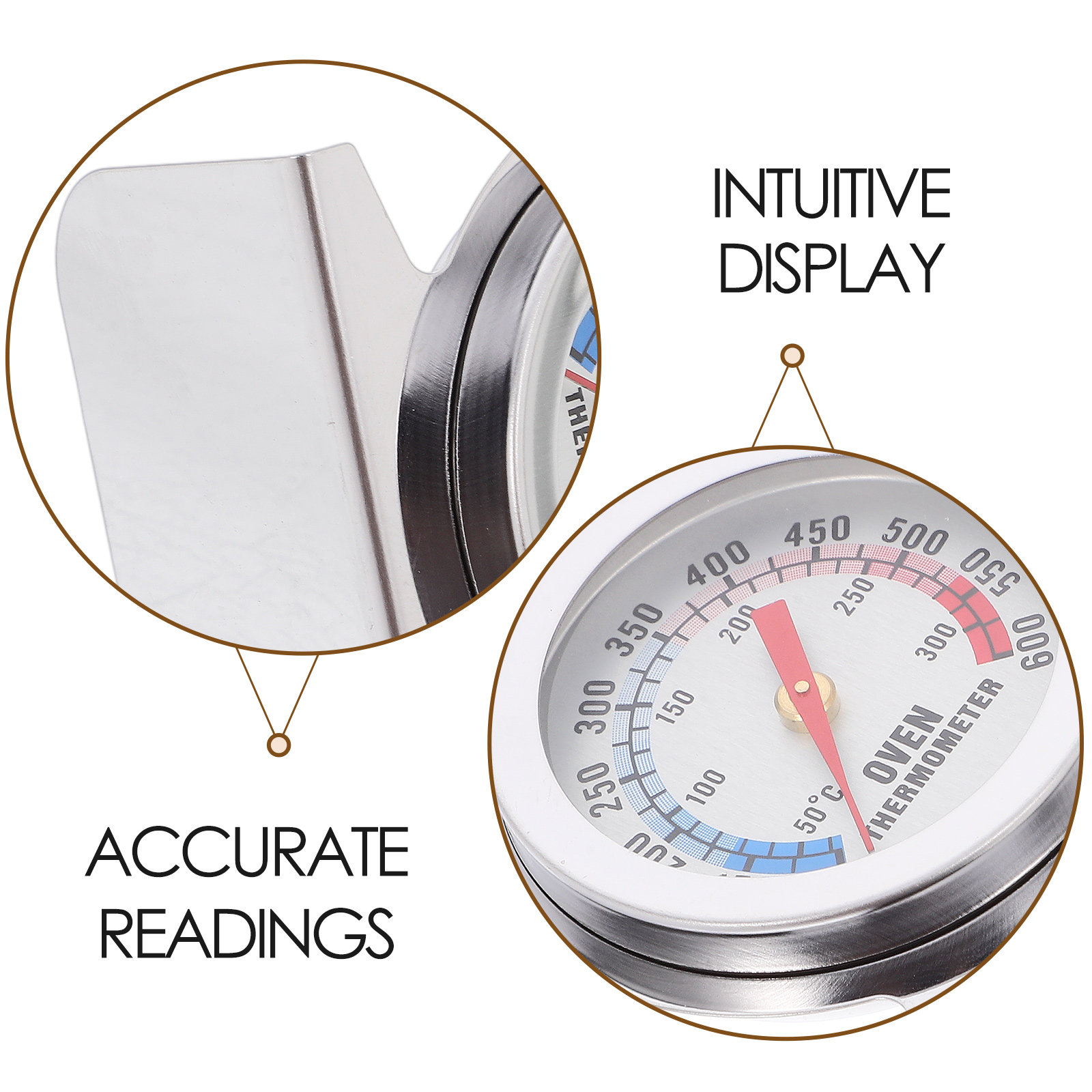 Stainless Steel Oven Thermomet - Kitchen Baking Oven 评论和价格