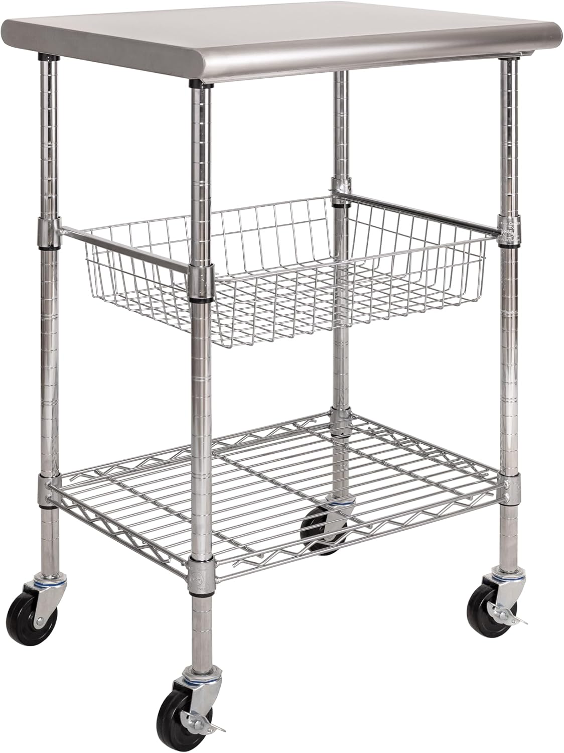 Stainless Steel Commercial Pre - Kitchen Island Baking Table 评论和价格