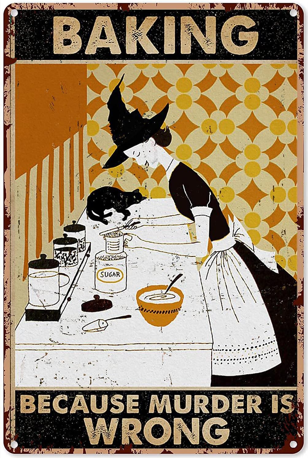 Witch Baking Decor Kitchen Sig - Kitchen Witch Baking 评论和价格