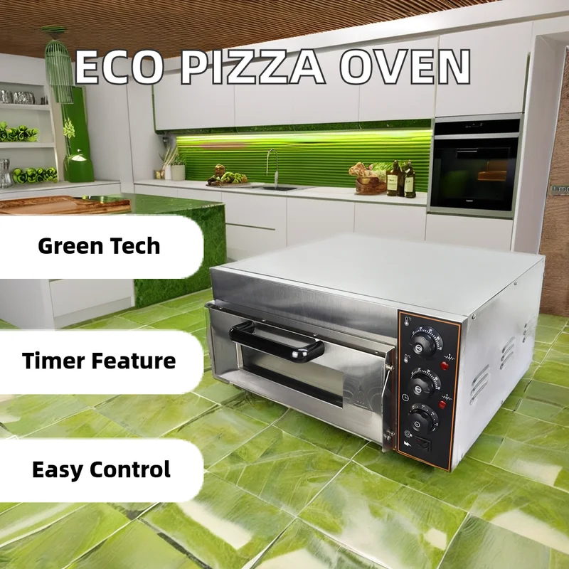 Stainless Steel Single Deck Pi - Commercial Kitchen Baking Oven 评论和价格