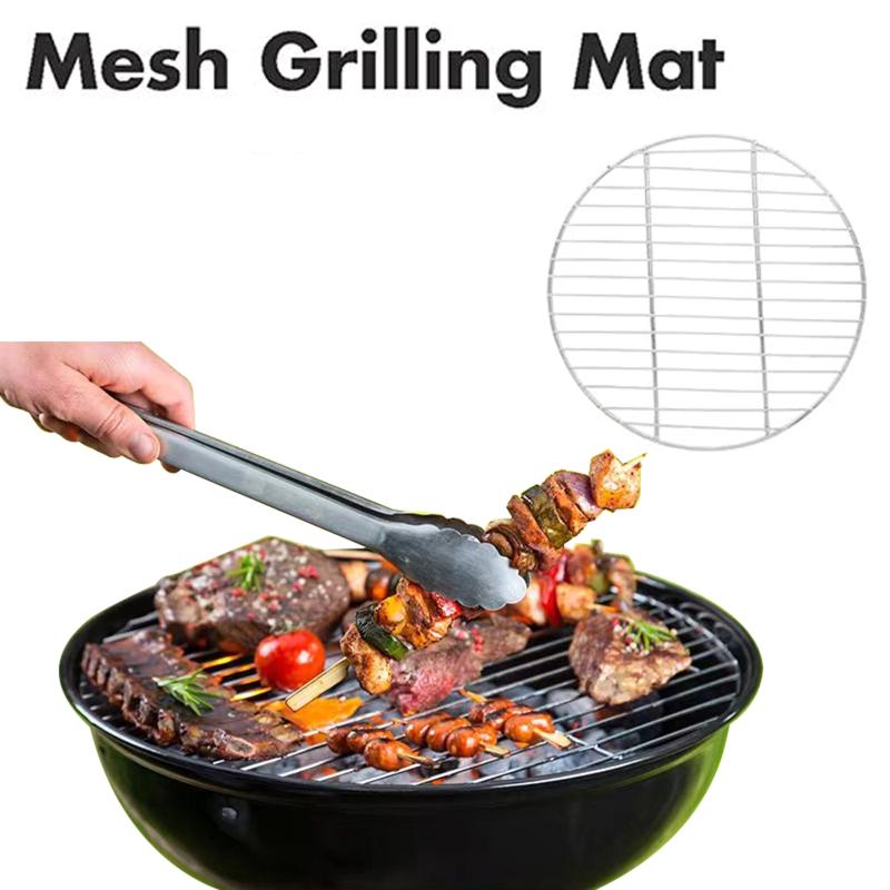 1Pc Stainless Steel Round BBQ  - Super Kitchen Baking Mat 评论和价格