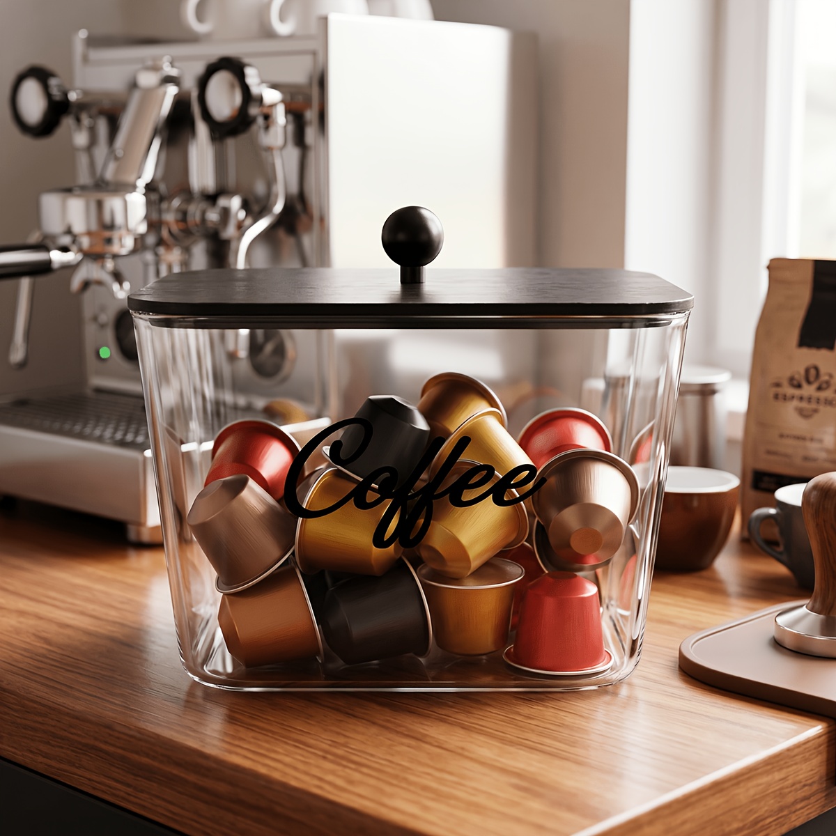 Coffee Pod Holder with Lids Pl - Kitchen Zo 评论和价格
