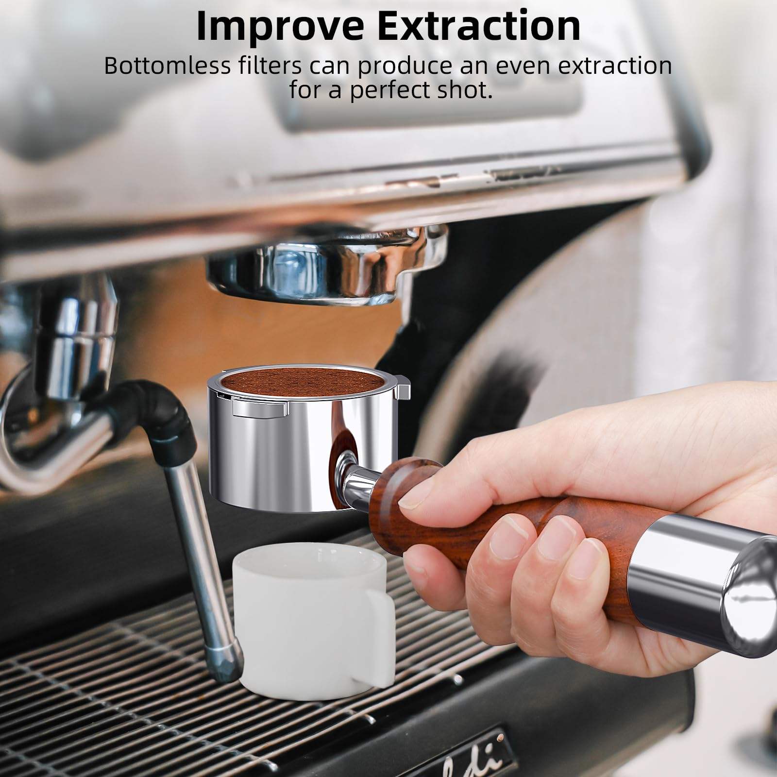 51mm 2 Ears Bottomless Espress - Delonghi Espresso Ecp3420 评论和价格