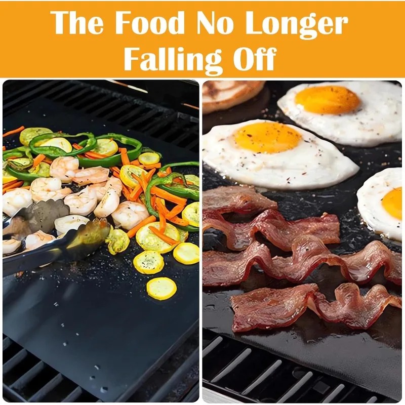 5 pcs Teflon Grilling Mat Non  - Super Kitchen Baking Mat 评论和价格