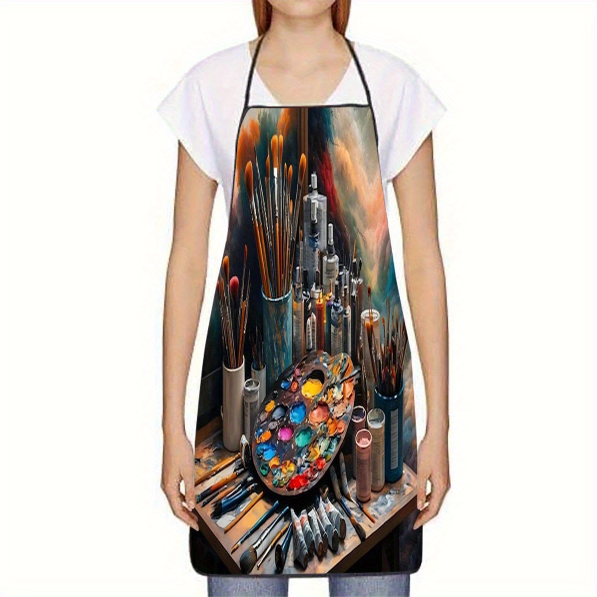 1pc of a Sleeveless Polyester  - Baking Kitchen At Home 评论和价格