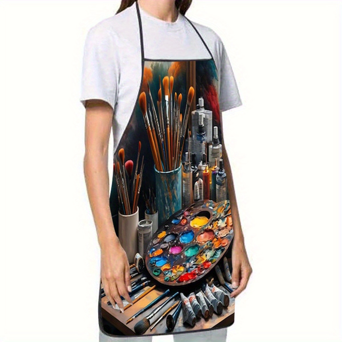 1pc of a Sleeveless Polyester  - Baking Kitchen At Home 评论和价格