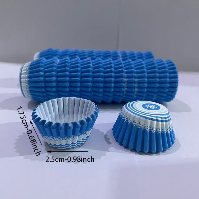 200Pcs/500Pcs/1000Pcs Blue Flo - Kitchen Baking Paper 评论和价格