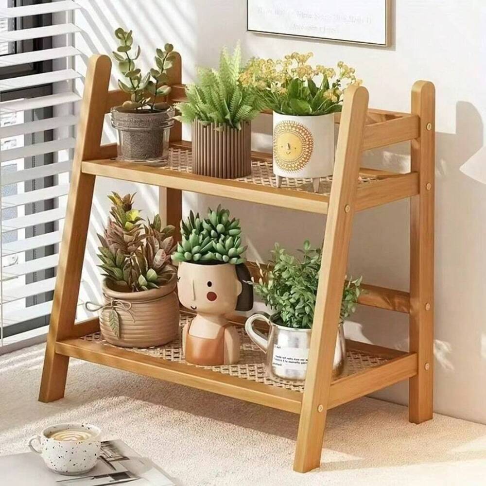 2-Tier Bamboo Countertop Stora - Kitchen Zo 评论和价格