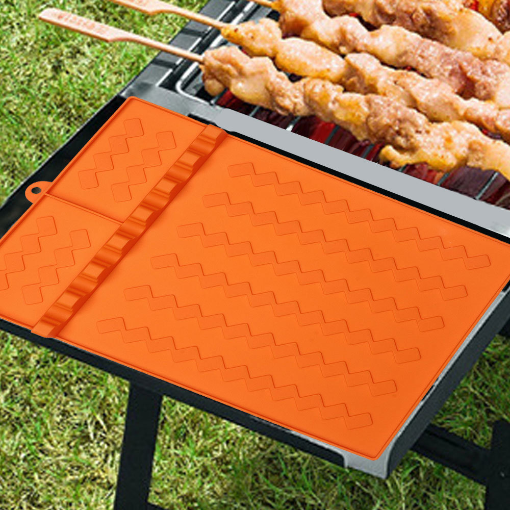 Silicone BBQ Grill Side Burner - Super Kitchen Baking Mat 评论和价格