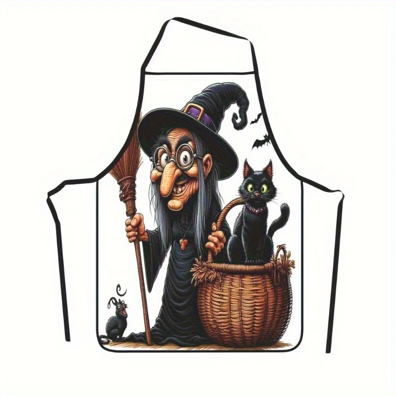 1pc Witch and Black Cat Themed - Kitchen Witch Baking 评论和价格