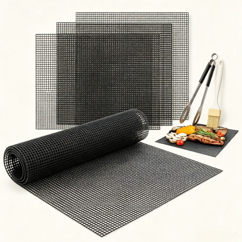 Grill Mesh Mat Set of 5, Reusa - Super Kitchen Baking Mat 评论和价格