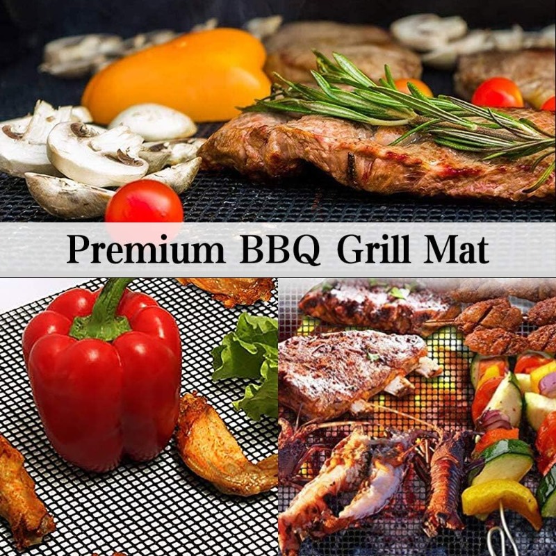 Grill Mesh Mat Set of 5, Reusa - Super Kitchen Baking Mat 评论和价格