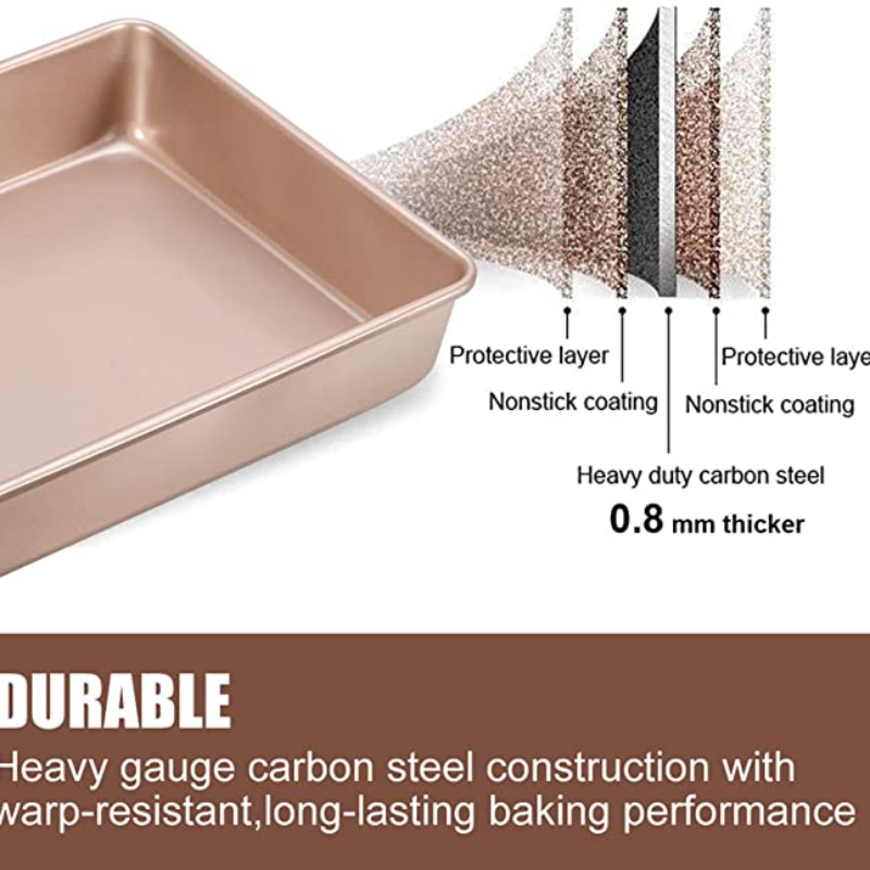 Thicken Carbon Steel Golden Ba - Springform Pan Set 评论和价格