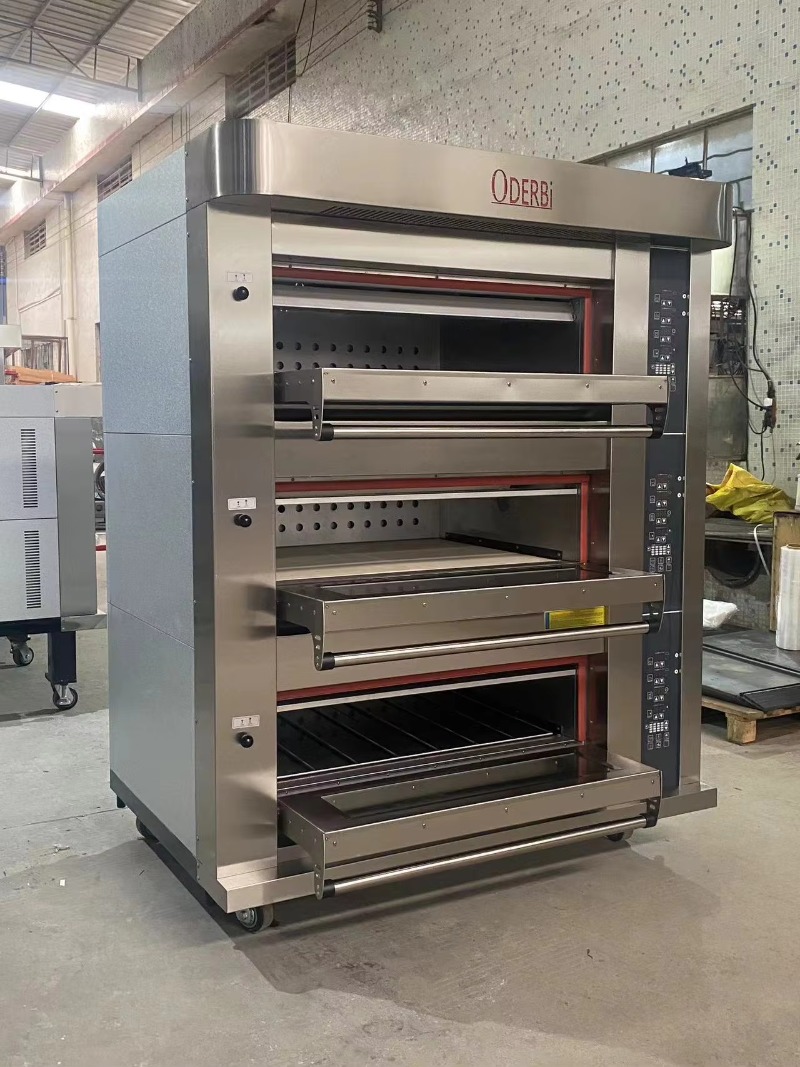 Customized Commercial 3 Deck 6 - Commercial Kitchen Baking Oven 评论和价格