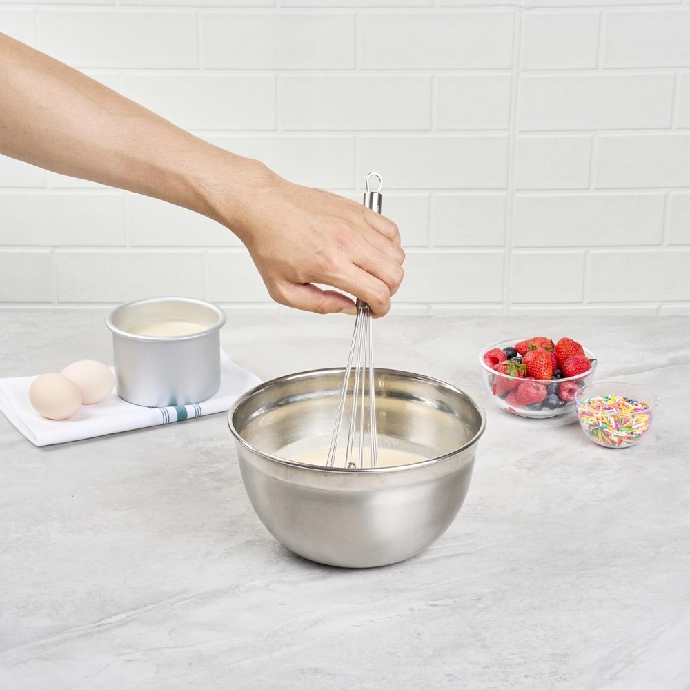 Stainless Steel Manual Egg Bea - Kitchen Baking Necessities 评论和价格