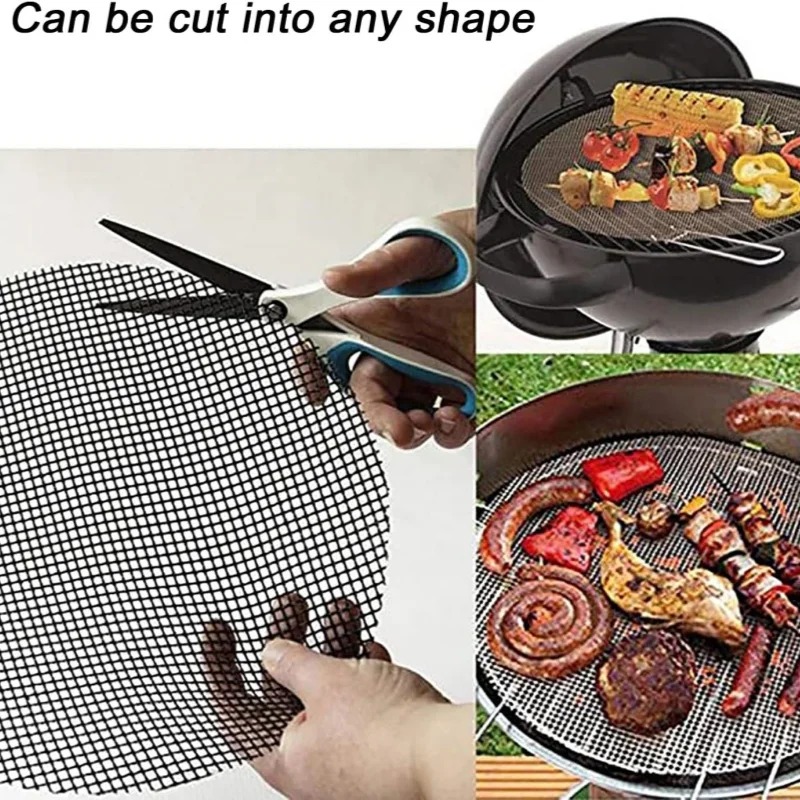 1PC Non-stick BBQ Grill Mesh M - Super Kitchen Baking Mat 评论和价格