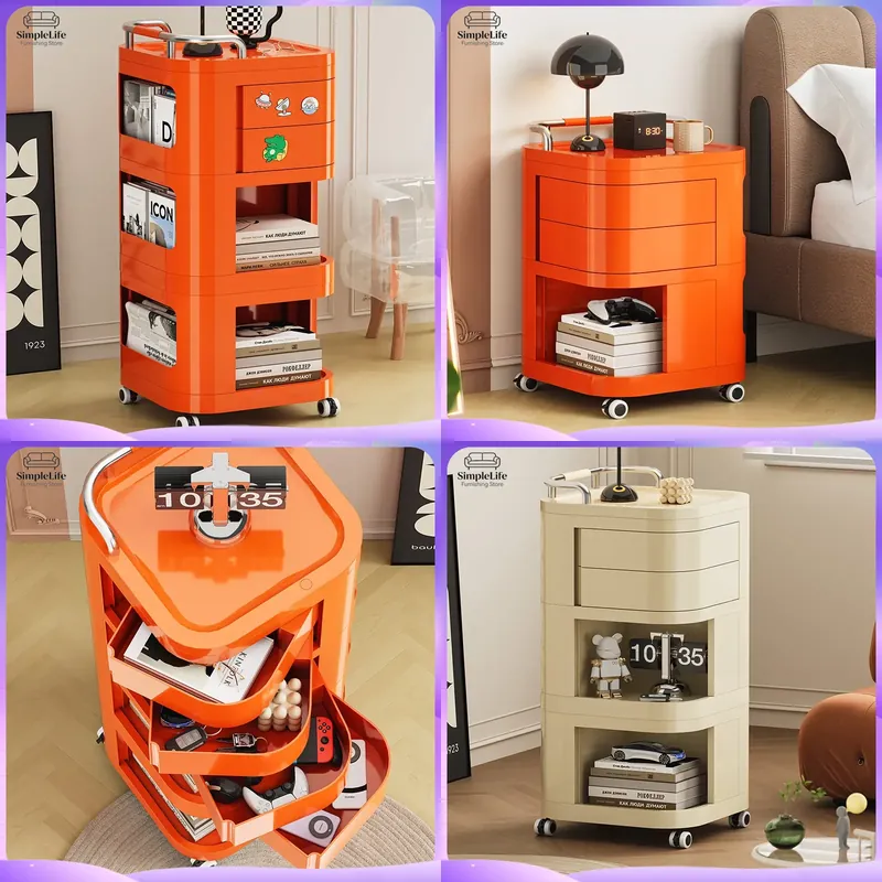 Kitchen Cart with Wheels Rolli - Kitchen With Baking Station 评论和价格