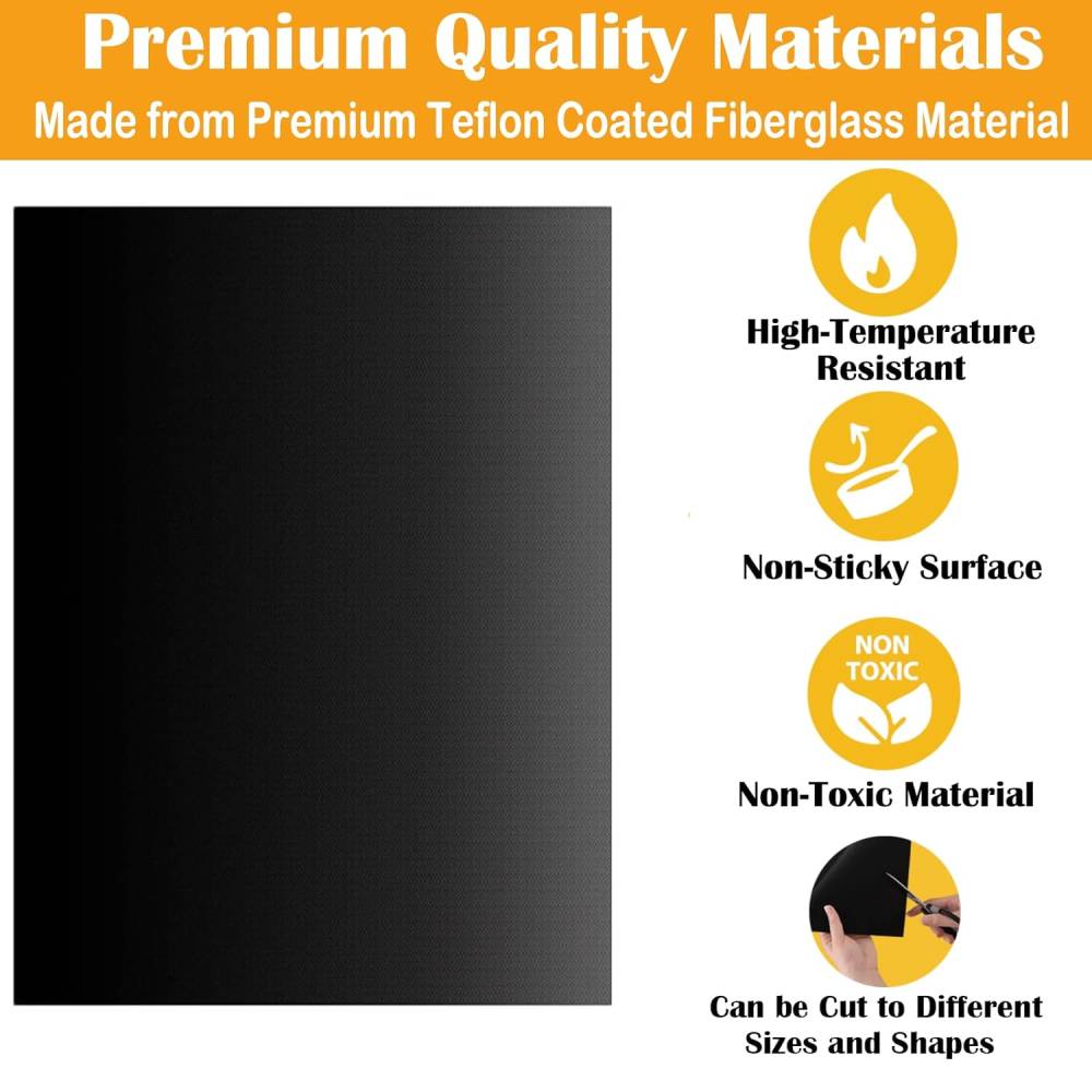 1-10PCS BBQ Grill Mat Non-stic - Super Kitchen Baking Mat 评论和价格
