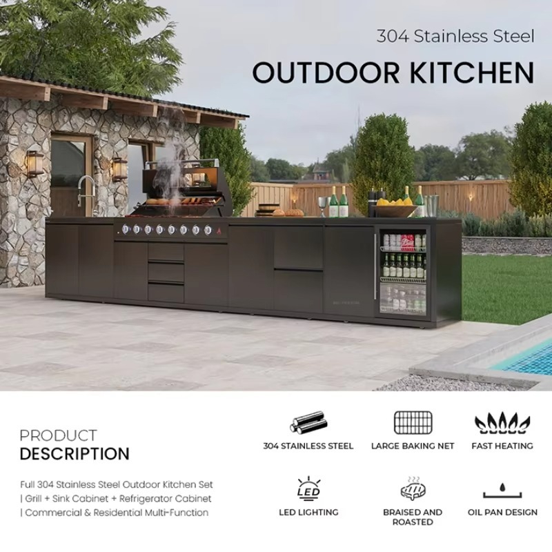 Outdoor Kitchen BBQ Station 30 - Kitchen With Baking Station 评论和价格