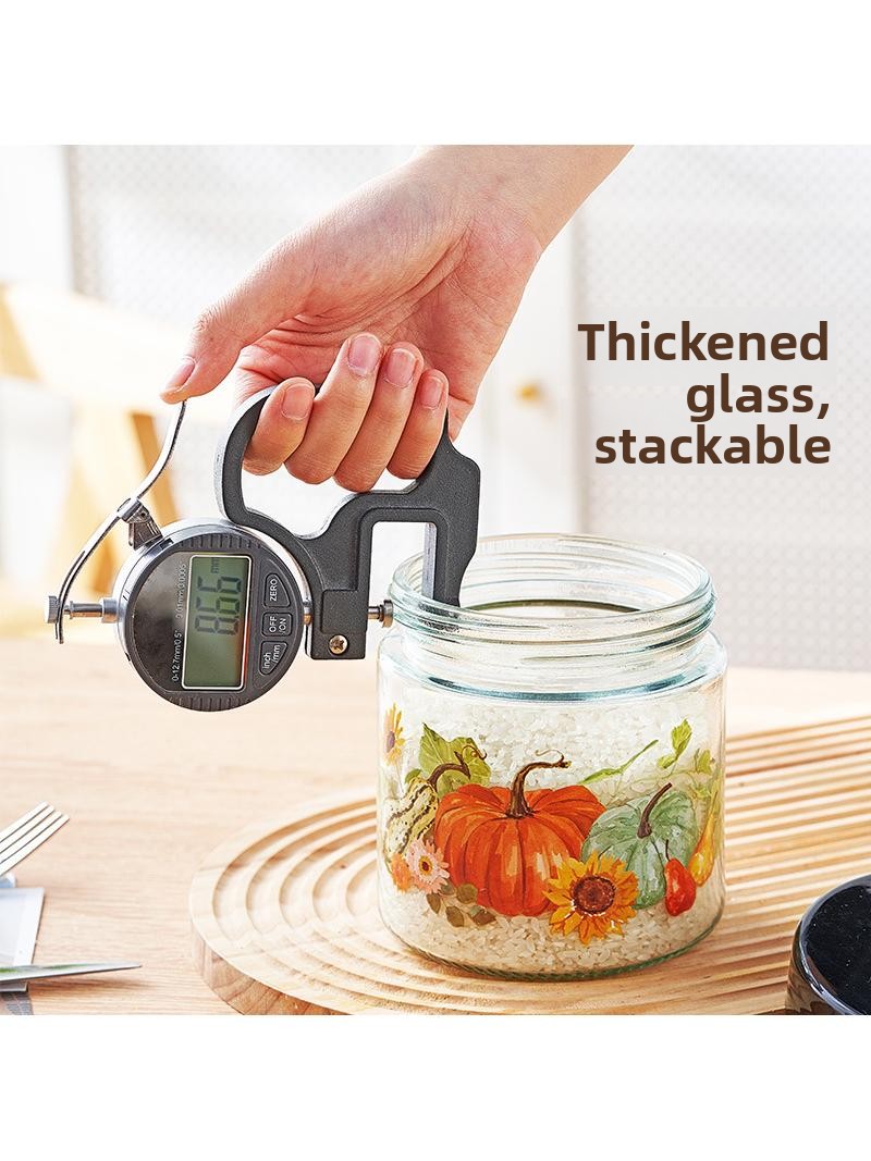Thickened Glass Sealed Storage - Kitchen Baking Canisters 评论和价格