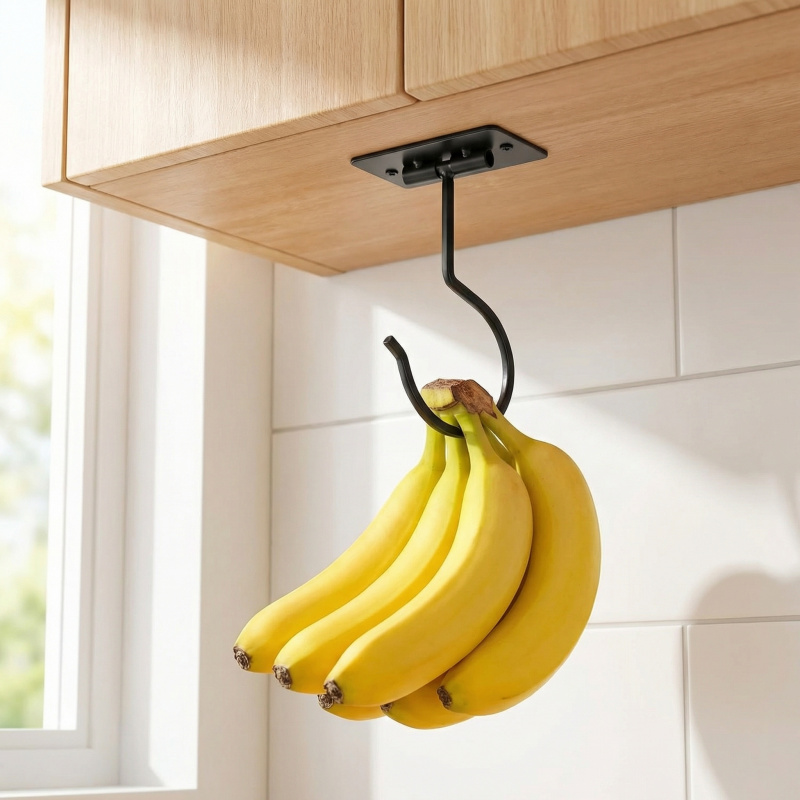 Black Metal Self-Adhesive Bana - Kitchen Zo 评论和价格