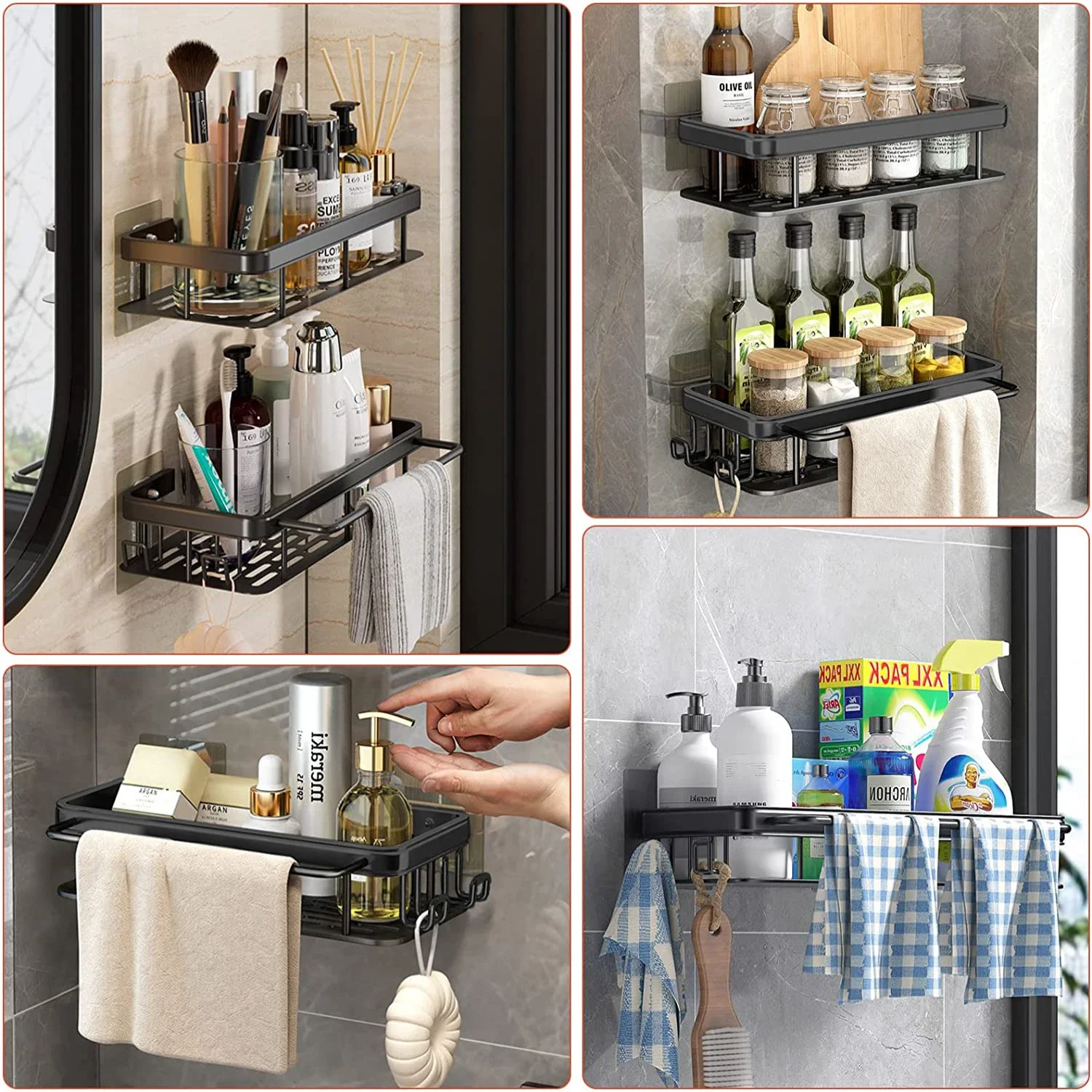 Bathroom Shelf Kitchen Storage - Kitchen Uncle 评论和价格