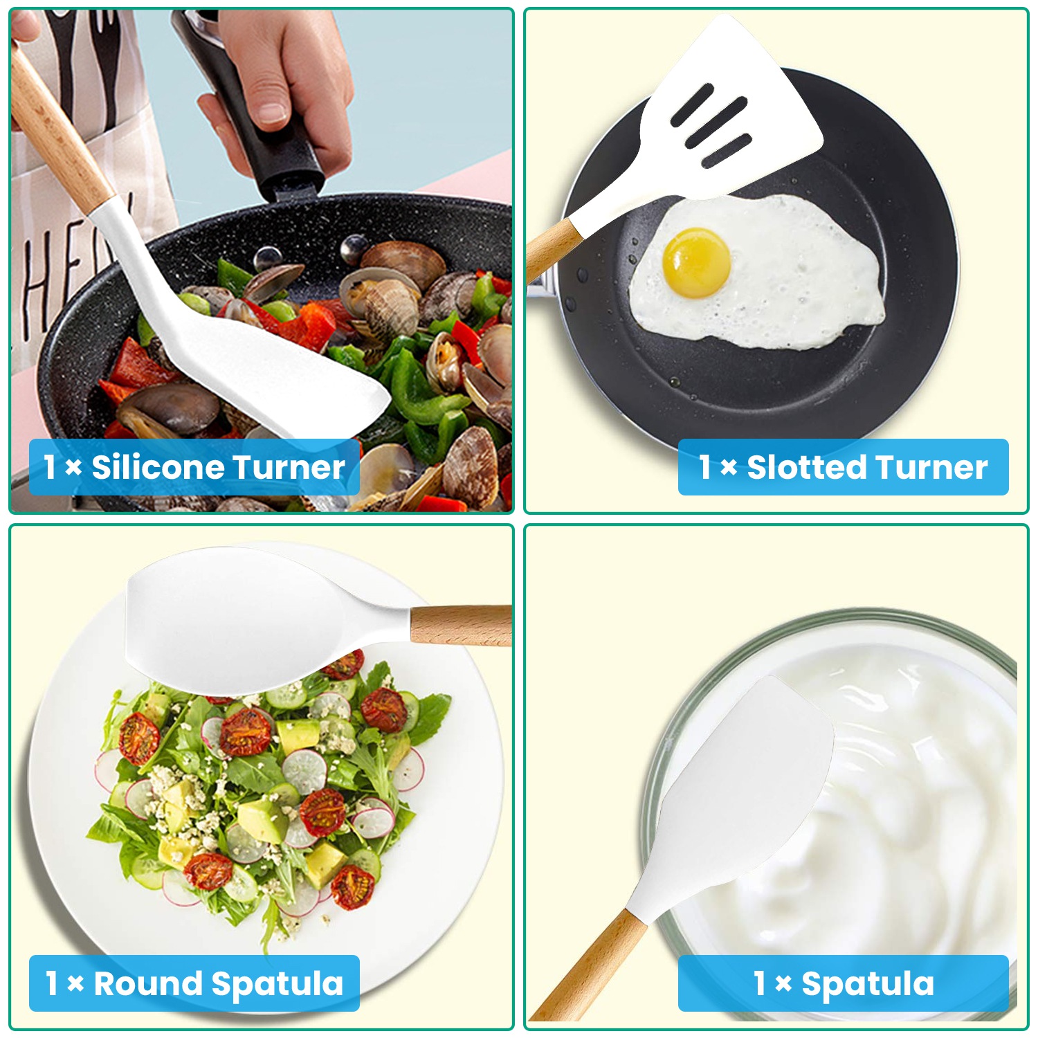 35Pcs Kitchen Cooking Utensils - Kitchen Baking Necessities 评论和价格