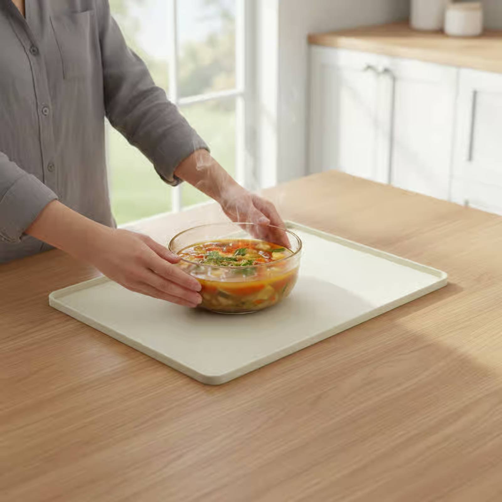 Silicone Microwave Top Mat Fle - Kitchen Baking Area 评论和价格