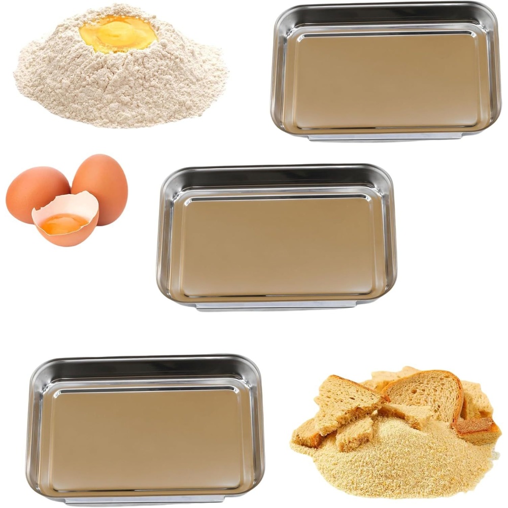 3Pcs Stainless Steel Seasoning - Kitchen With Baking Station 评论和价格