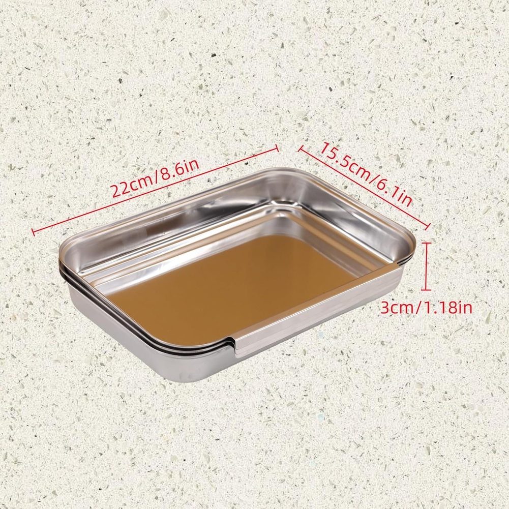3Pcs Stainless Steel Seasoning - Kitchen With Baking Station 评论和价格